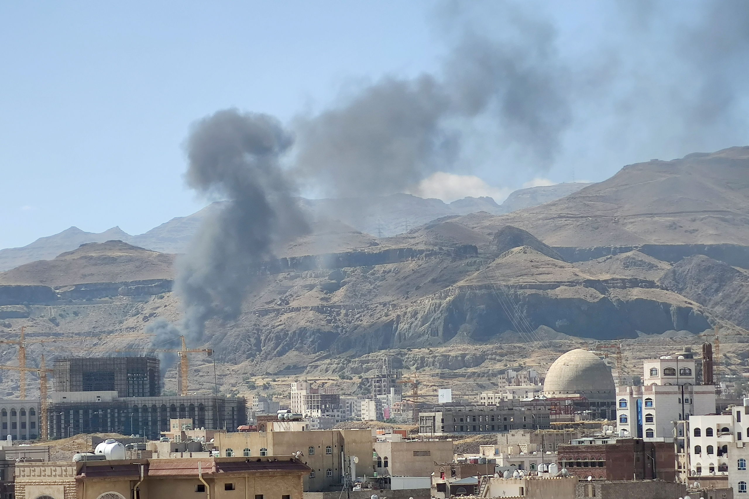 A Saudi-led airstrike in Yemen