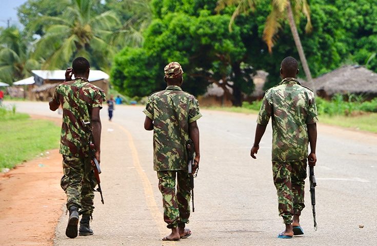 The conflict in Mozambique has displaced more than 7000 people. [Adrien Barbier/AFP]