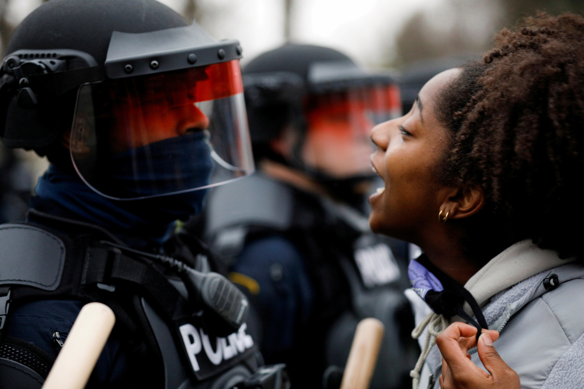 Protest in Minneapolis [AL Jazeera]