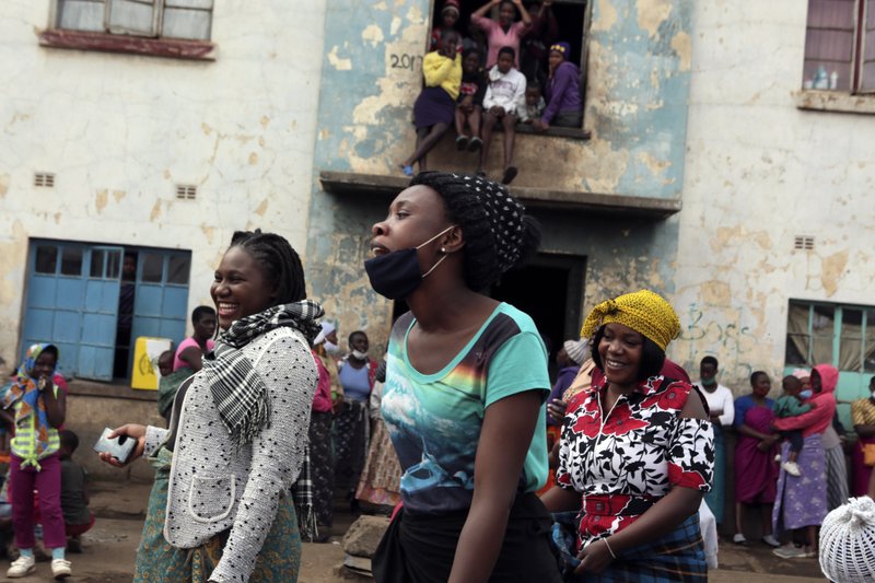 Women in Harare, Zimbabwe in 2020 [AP]