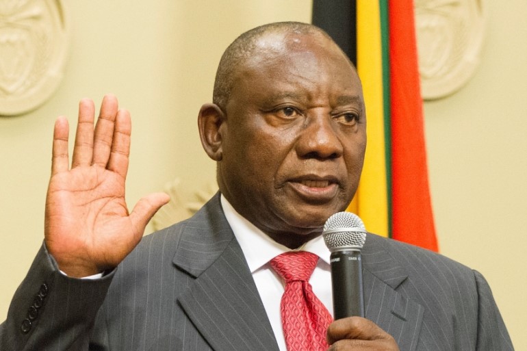 Cyril Ramaphosa testified before a judicial enquiry investigating corruption under his predecessor/Aljazeera.