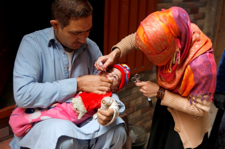 180,000 medical staff will travel across the country to administer the vaccinations/Aljazeera.