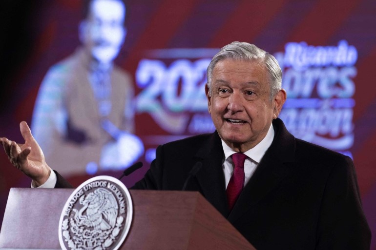 Mexican President Andrés Manuel López Obrador/Aljazeera.