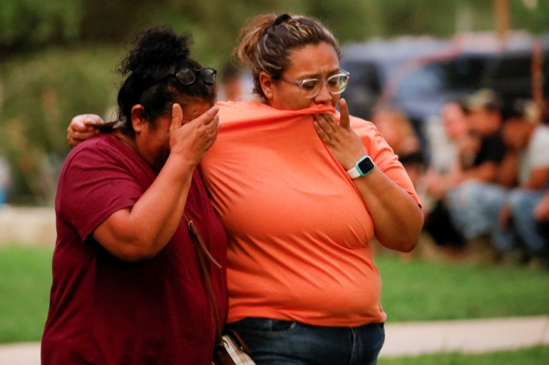 Texas school shooting/Aljazeera.