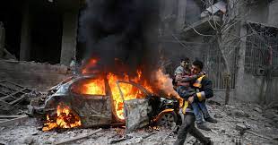 Syrian civilian casualties/Reuters.