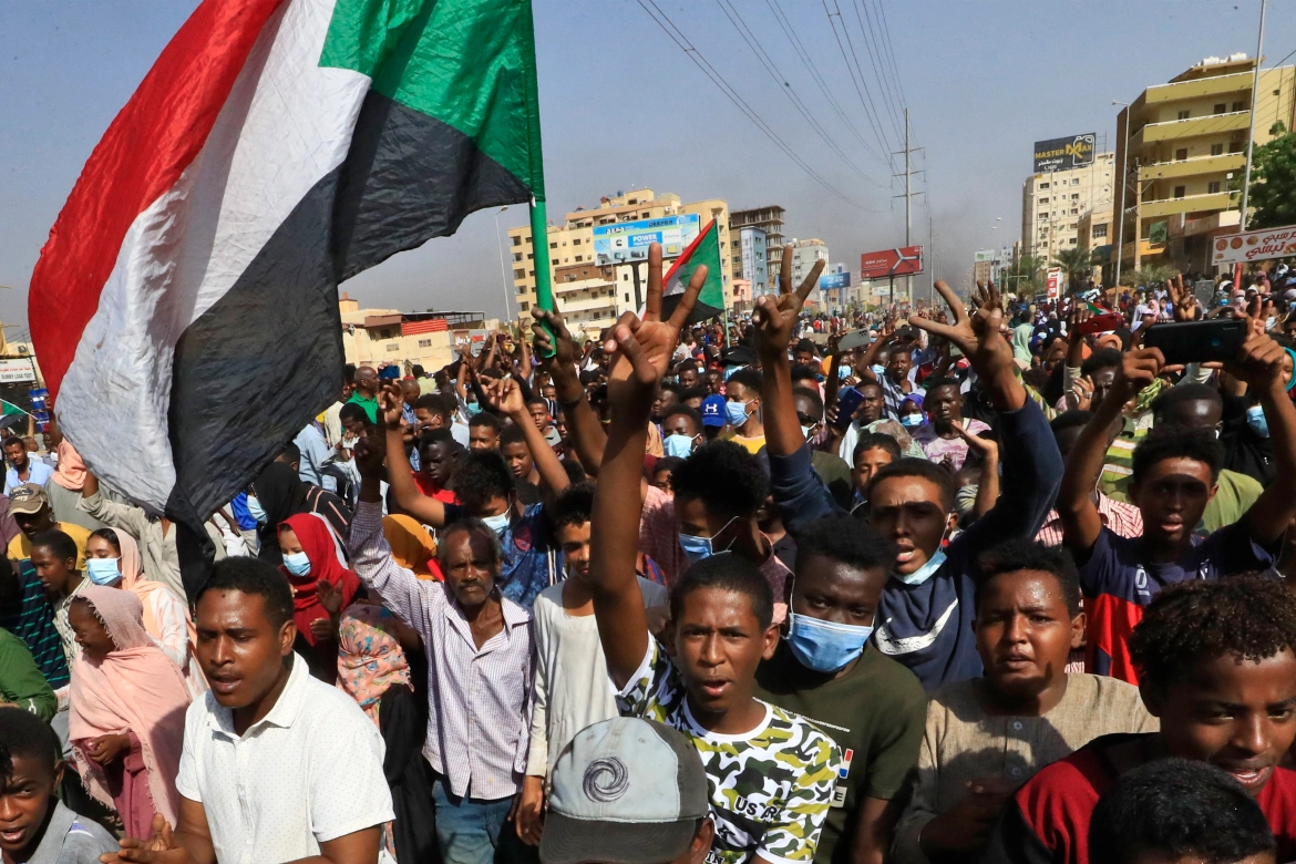 Pro-democracy demonstrators/Aljazeera.