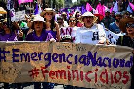 March against femicide in Mexico/Aljazeera.