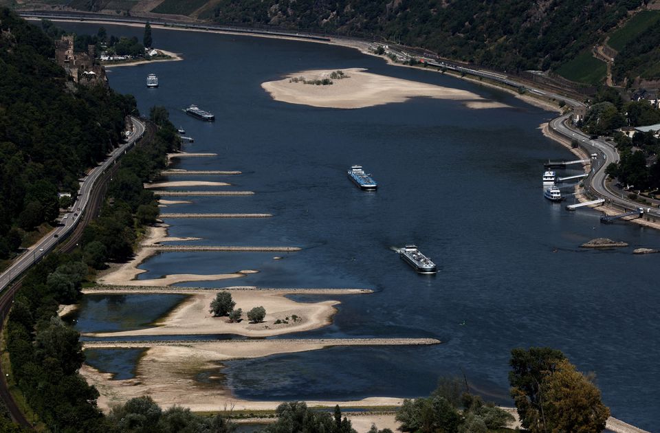 A recent picture of the river Rhine/Reuters.