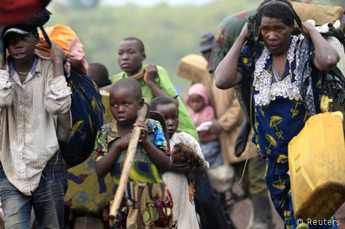 The war has displaced 300,000 people in February alone/Aljazeera.