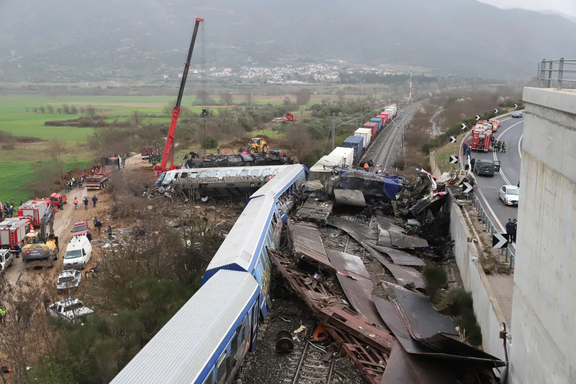 The train crash that happened last month, in which 57 people died/Aljazeera.