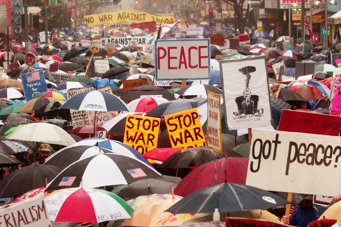 Anti-war protests swept across the world as millions demonstrated against the 2003 invasion of Iraq by US and allies/Reuters.