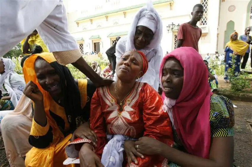 150 demonstrators were killed and scores of women were raped in a stadium in Conakry/ Archive/Aljazeera.