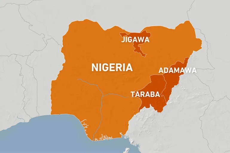 Nigeria map/Aljazeera