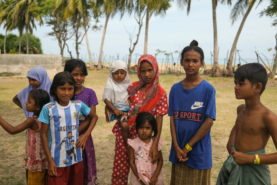 The UN High Commissioner for Refugees says more than 70 percent of the Rohingya who have arrived in Indonesia in recent months are women and children. [Jessica Washington/Al Jazeera]