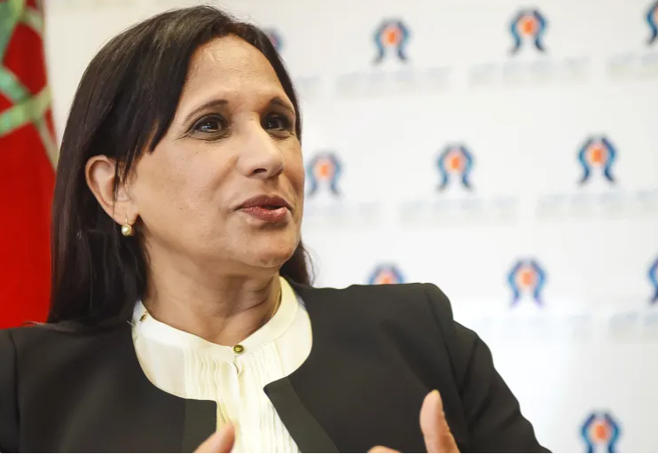 بوعياش ركزت على ضرورة التوفيق بين ضمان الحق في التعبير وحماية باقي الحقوق في الفضاء الرقمي (الجزيرة)<br />
