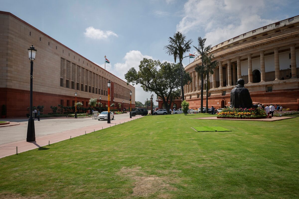 A view shows India's new (L) and old parliament buildings in New Delhi, India/Reuters.