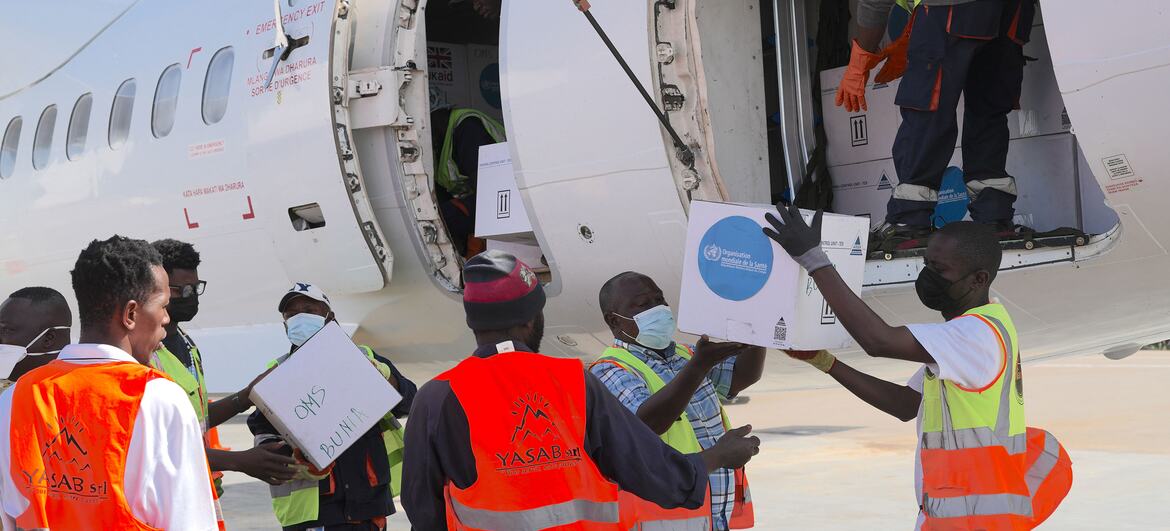 WHO's shipment arrived in the DRC/Archive