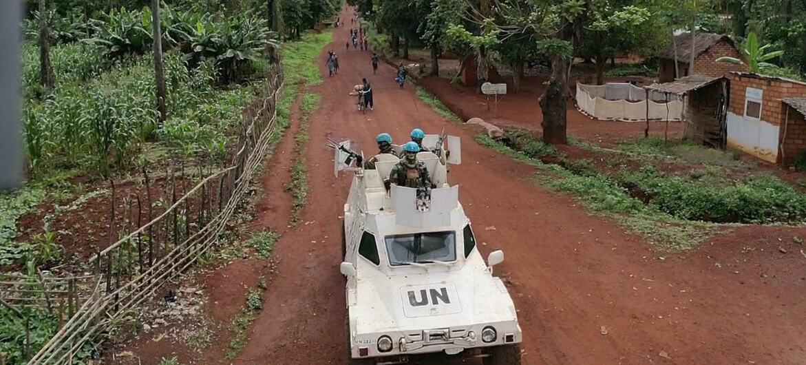 © MINUSCA UN Peacekeepers on patrol in the Central African Republic
