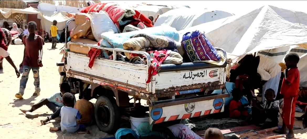 UNFPA Displaced families in Goz Al Salam Camp, White Nile State, Sudan.