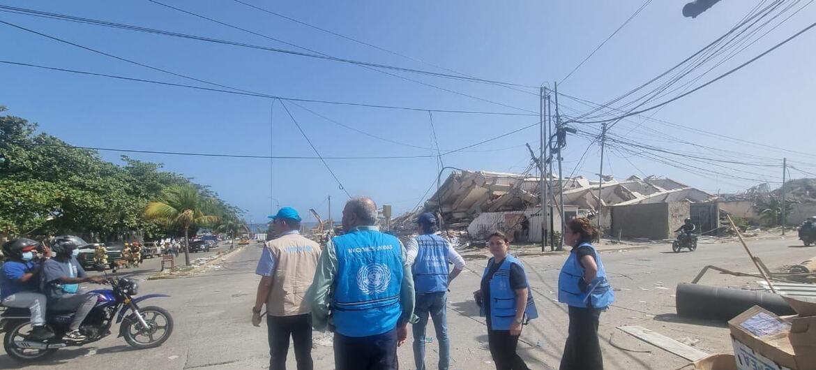 Photo credit: Luis Garcia/ The UN System is present in La Guaira, the region most severely affected by the devastating twin earthquakes that struck Venezuela.