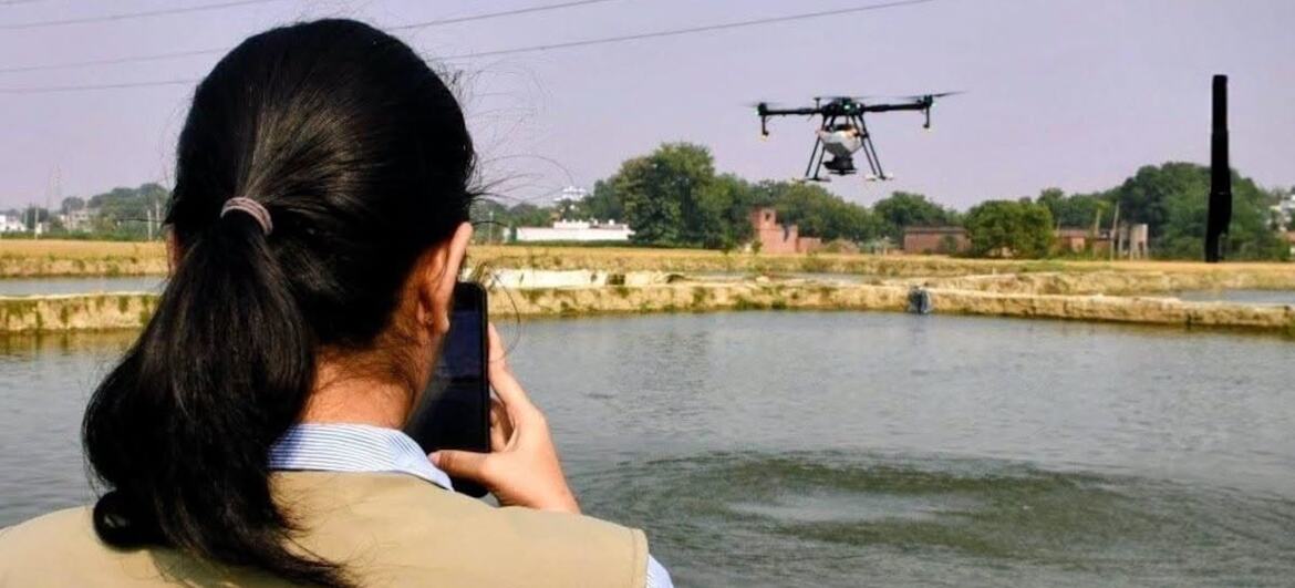© World Bank Drone-based fish feeding highlights the positive impact of Artificial Intelligence, but the revolutionary technology has a 